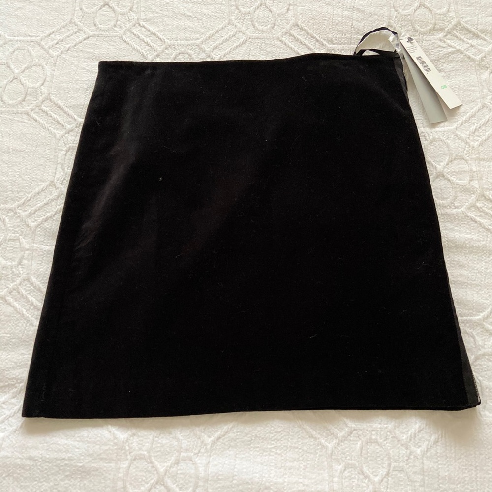 NWT DKNYC Velvet Skirt